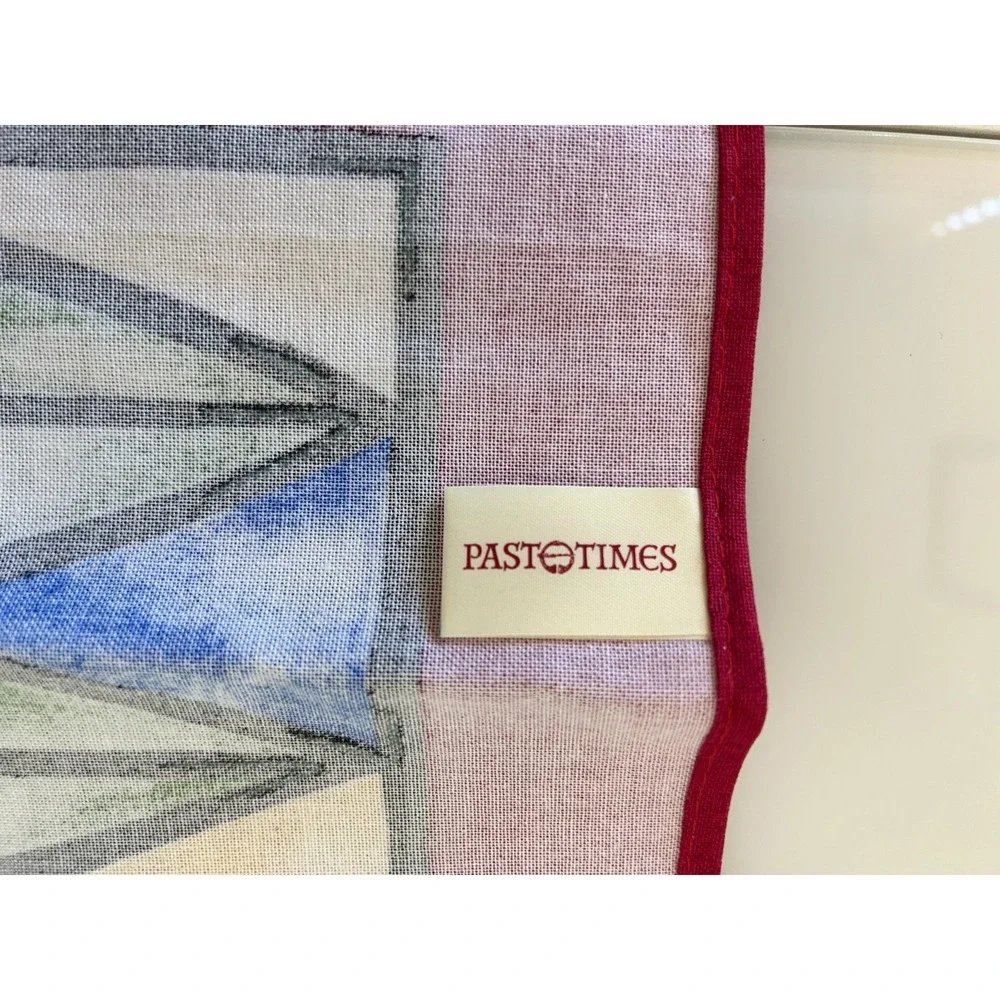 Past Times Charles Rennie Mackintosh Rose Cotton Tea Towel Art Nouveau Glasgow